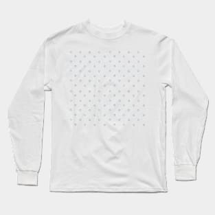 Cute light blue flower tile pattern Long Sleeve T-Shirt